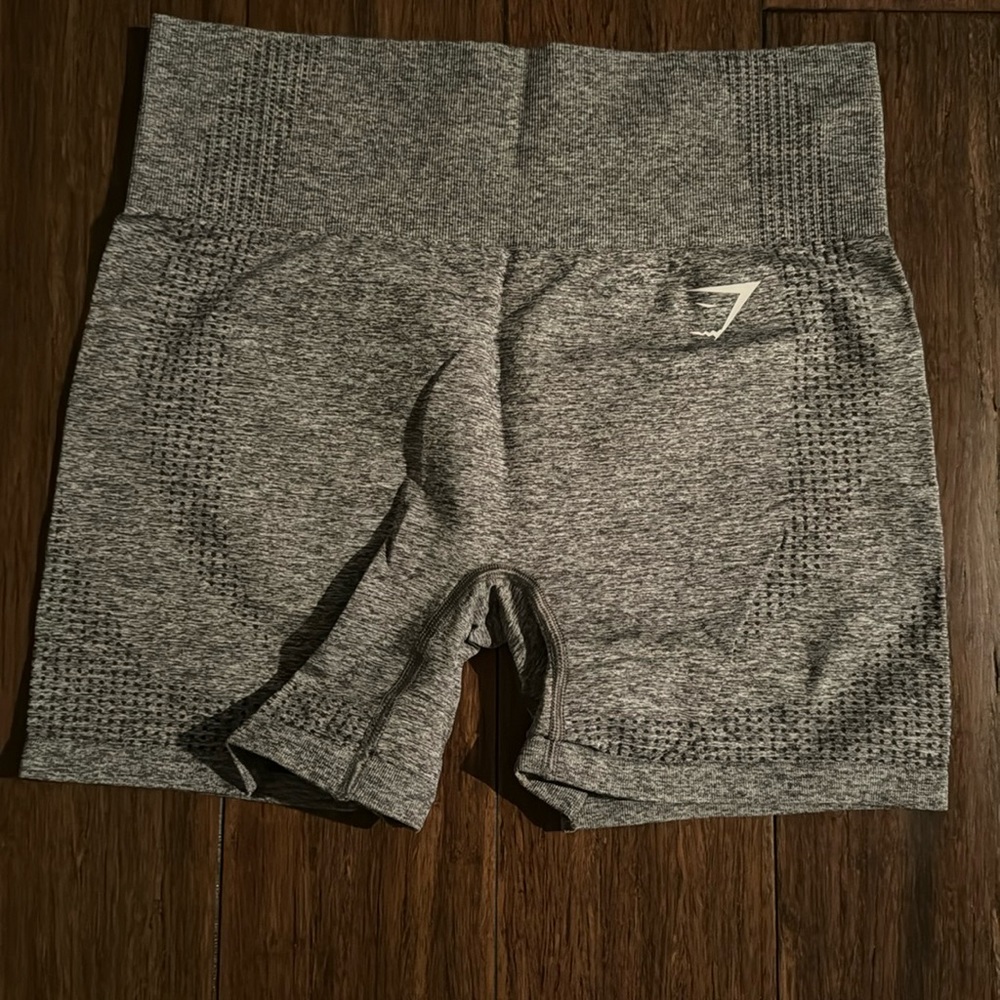 GymShark 3” workout spandex shorts.